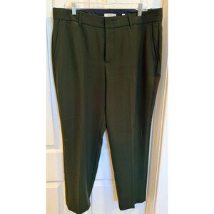 Vince Olive Green Tailored Trousers Size 16